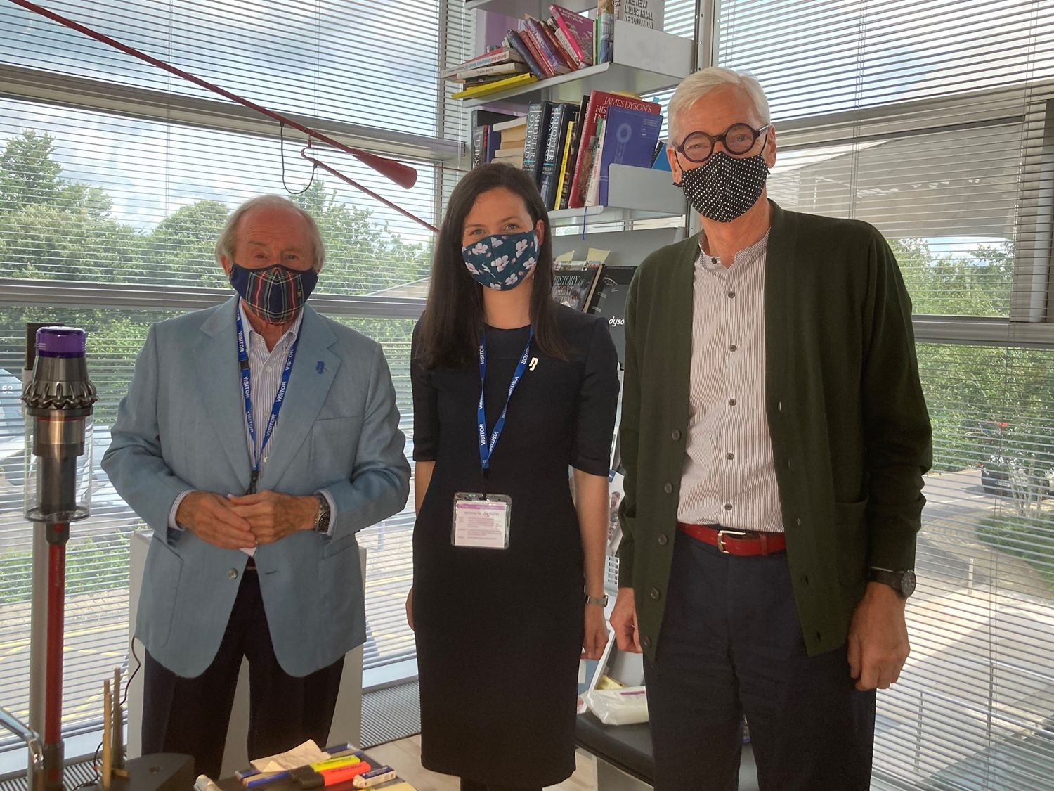 Sir James, Sir Jackie and Dr Durrant.